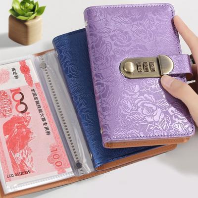 PU Mini Binder Savings Challenge Large Capacity Savings Challenges Book  Couples