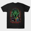 Men Black Print T-shirt Trust In God No-Cut Transfer Paper Print Cotton Tshirt