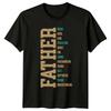 Moedige Held Vriendelijke Beschermer Vader T-shirt Vaderdag Cadeau Unisexs Unisexs