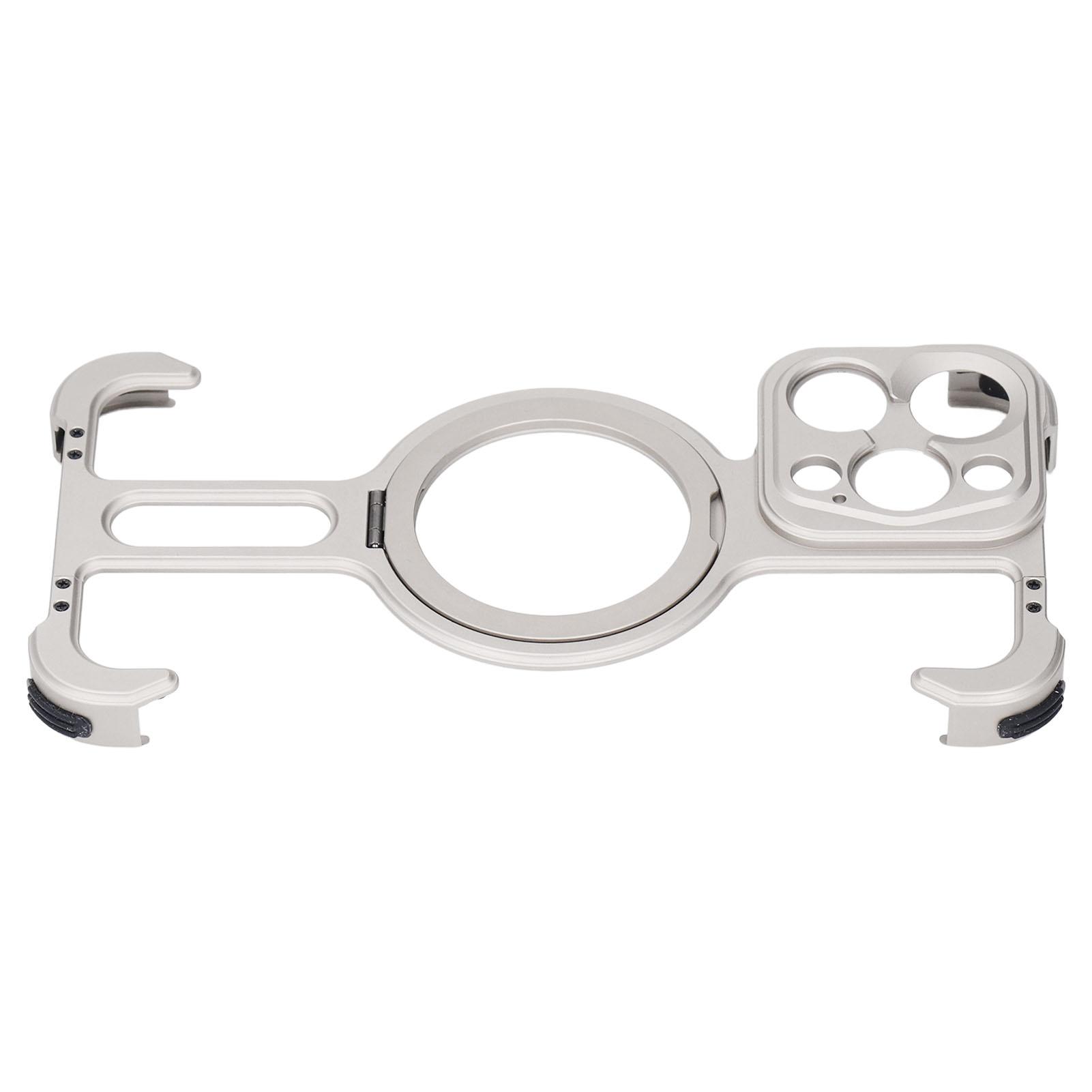 

Металлический безрамный чехол с амортизацией 17 мм, тонкий защитный бампер с подставкой для