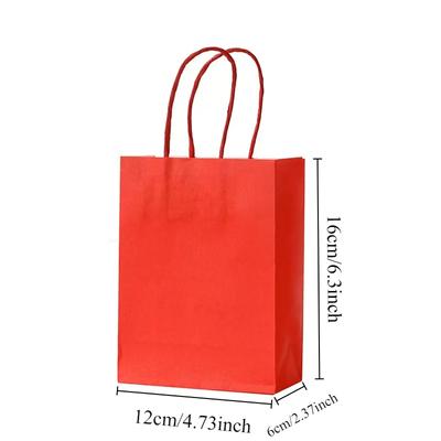 10 buc pungi de cadou colorate, hârtie Kraft, pungi de cumpărături portabile, Crăciun, nuntă, petrecere de ziua de naștere, Halloween, bomboane, ambalaje pentru cadouri
