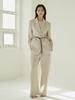 Nouve Tailored Over Fit Jacket Set - Ash Beige