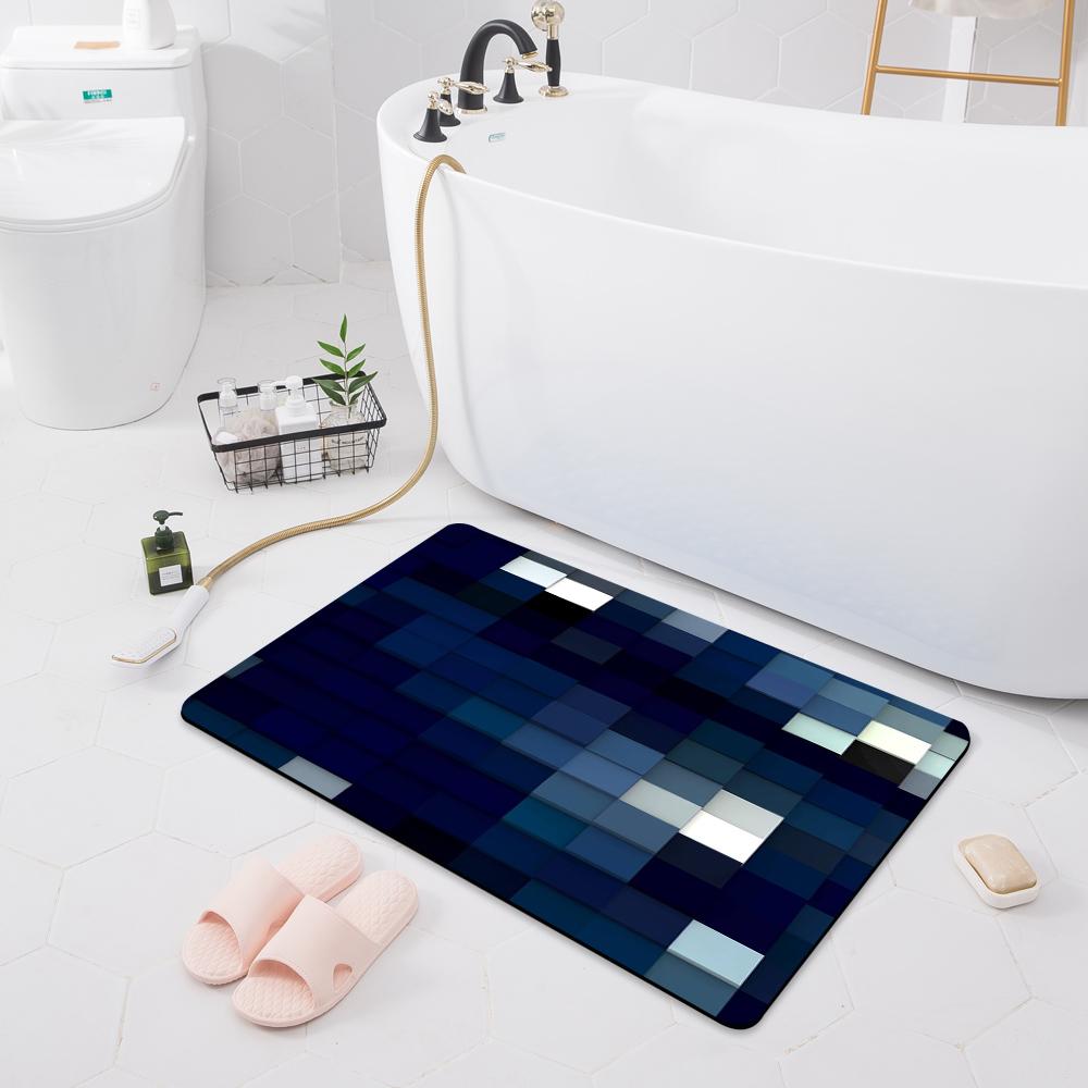 Modern Non-slip Absorbent Mat Decoration Bedroom Door Mat Kitchen Floor Mat Bathroom Shower Rug