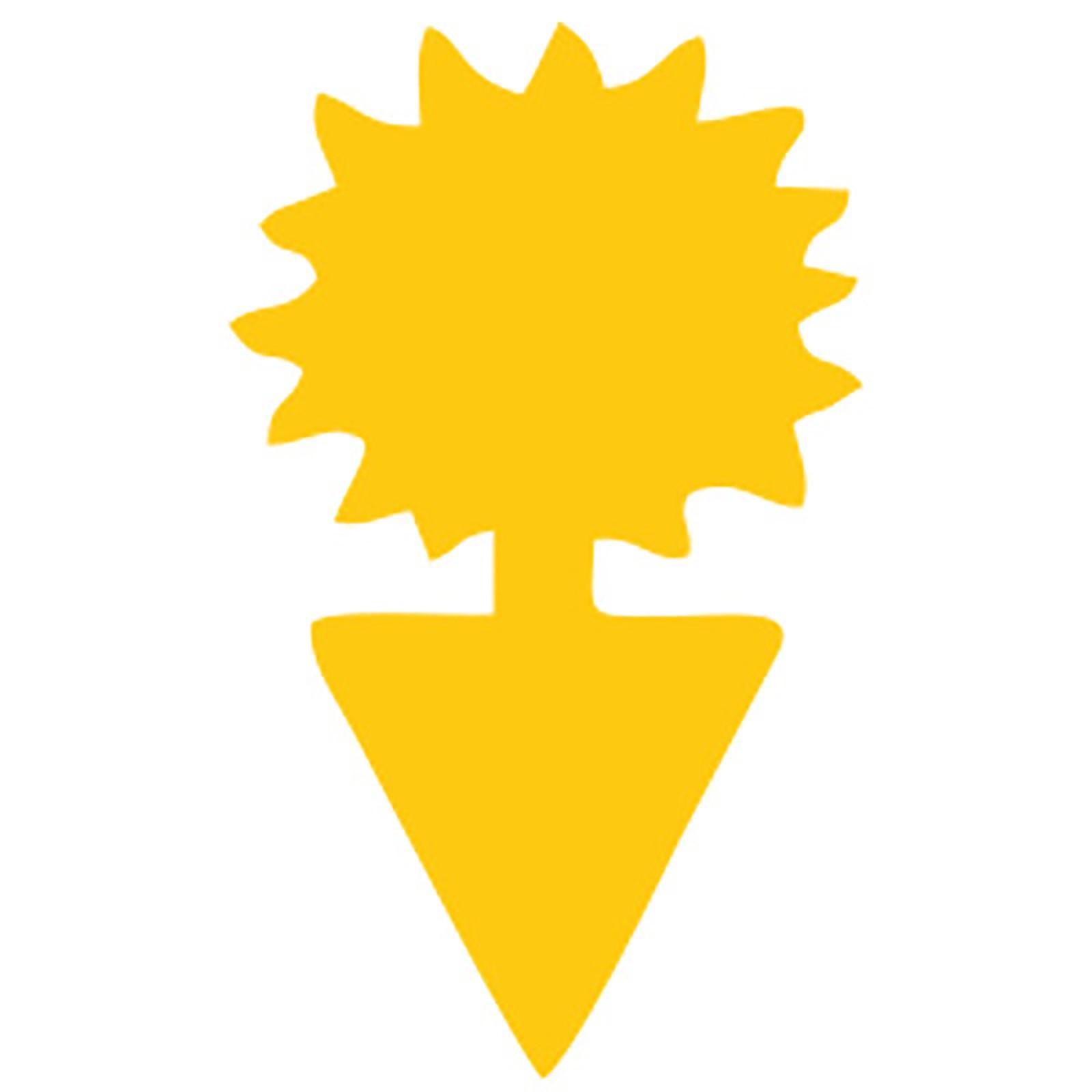 

Липкая доска для насекомых Насекомое Двусторонняя желтая доска Насекомое One Size