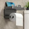 Wall-mounted Toilet Paper Rack Toilet Kitchen Thickened Plastic Storage Rack Toilet Paper Rack