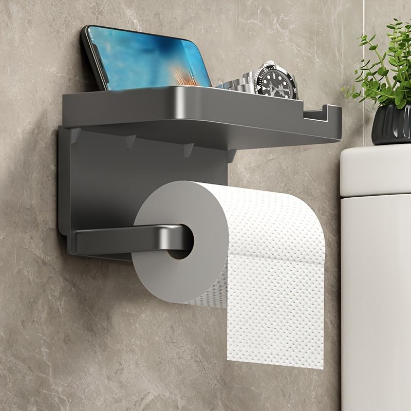 Wall-mounted Toilet Paper Rack Toilet Kitchen Thickened Plastic Storage Rack Toilet Paper Rack