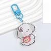 Llavero Acrílico Creativo DIY - Llavero de Puerta de Dibujos Animados de Gato Lindo - para Hombres y Mujeres - Accesorios para Bolsos - Colgadores de Llaveros de Forma Irregular