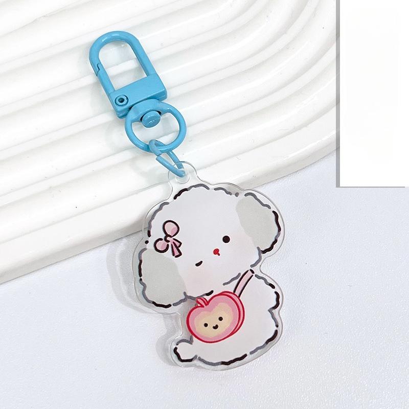 Креативный DIY акриловый брелок - Милый мультяшный кот - Брелок для ключей от двери - Для мужчин и женщин - Аксессуары для сумок - Брелоки неправильной формы