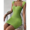 Body-Hugging Halter Strapless Dress Skinny Sheath Sling Tube Top Jumpsuit Skirt