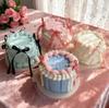 4 Zoll Fake-Geburtstagskuchenmodell Realistischer Sahnekuchen Fake-Lebensmittel Geburtstags-Dessert-Schmuck Fotografie-Requisiten Hochzeits-Tischdekoration
