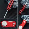 Switchblade Golf Green Gabel Ballmarker Mini Golf Divot Tools Geschenk für Golfer