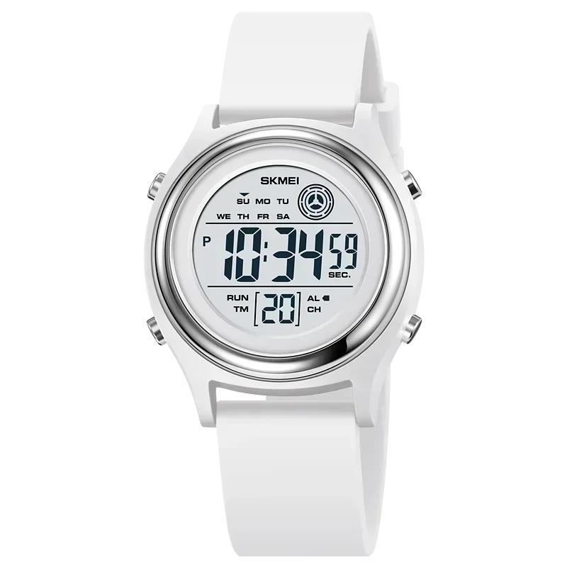 SKMEI 2094 Luxury Womens Digital Wristwatch Stopwatch Lady Waterproof Shockproof Back Light Countdown Watches for Women Reloj