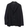 Striped Pattern Tailored Jacket S Black Men's Used