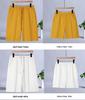 Korean Casual High Waist Cotton Terry Shorts - Parent-Child Summer Style