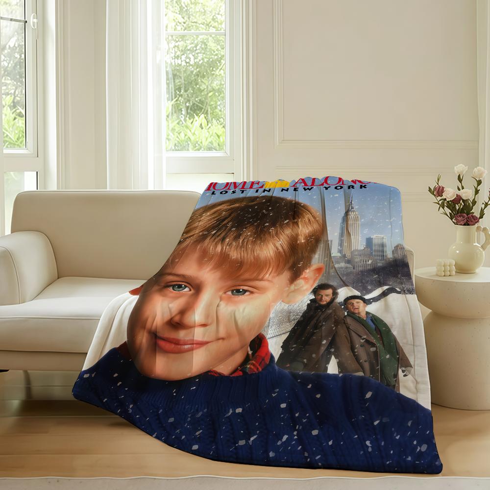 Comedy movie H-Home A-Alone Blanket For Sofa Office Bed Plane Travel Sleep Read Relax Camping Soft And Warm