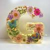 Creative Large Letter Floral Night Light 26 Letters A-Z Dry Flower Simulation Floral Letter Light Valentine's Day Gift