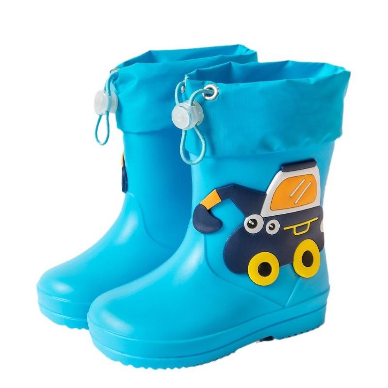 Gummistiefel, Wasserdichte Schuhe für Jungen, Rutschfeste Regenstiefel, Wasserschuhe für Mädchen
