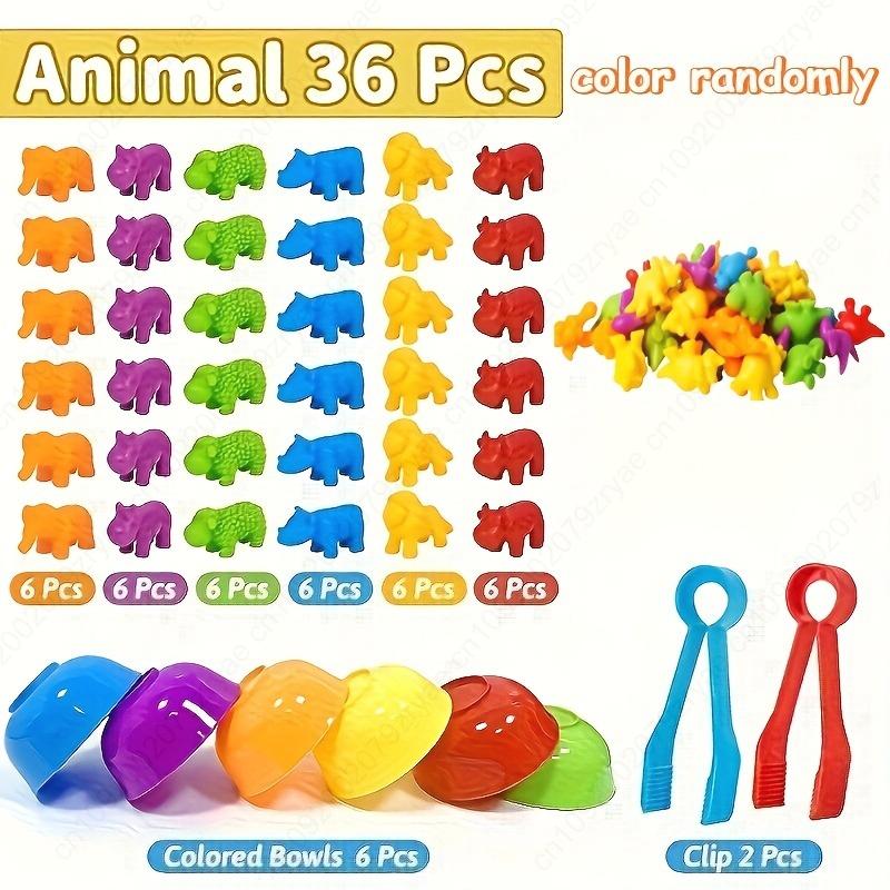 

Non-Toxic 56/36Pcs Develop Kids Fine Motor Skills With Colorful Weight Bear Counting & Arithmetic Tchildren Educational Sensory Toy