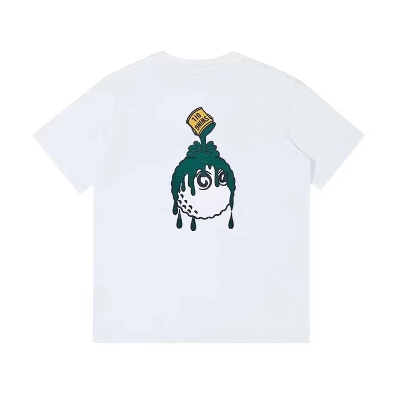 White Golf Fashion Casual Trendy Brand Tshirt Cotton Graphic Tee Unisex Unisex Summer Streetwear