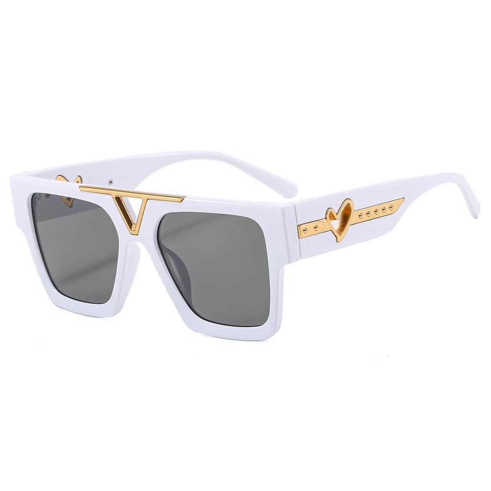 New Luxury Glamour Sunglasses For Men And Women Love Designer Brand Glasses Unisex Fashion Square Shades UV400