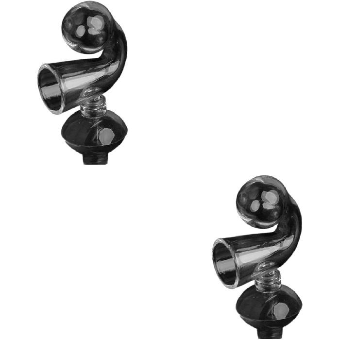 CO2 Drop-Checker Glass Carbon Dioxide Monitor CO2 for Planted Aquarium Fish for Tank CO2 Detector with Su Aquarium Heater Light Thermometers Gravel