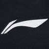 Li-Ning Badminton Series Printed V-Neck Comfortable Breathable Versatile Short Sleeve Badminton Shirt Unisex Tops Black AAYU225-1