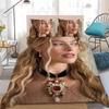 Margot Robbie Pretty Actress Bedding set,Home Bedroom Comforte Nordic Polyester Material,suitable for Children and Adults