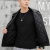 High-end locomotive ruffian handsome PU leather jacket men's autumn new trendy brand flow loose lapel casual jacket