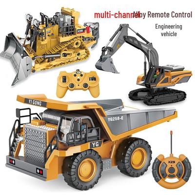 1:24er Legierung Fernsteuerungs Bagger & Bulldozer Spielzeug LKW für Kinder