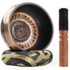 Set Bol Cântător Tibetan Lotus Cadou Unic Ajutor pentru Meditație Yoga Relaxare Vindecare Chakre Rugăciune și Mindfulness