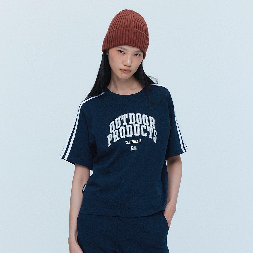 OUTDOOR PRODUCTS Women'S Arch Logo Track T-Shirt (Navy)