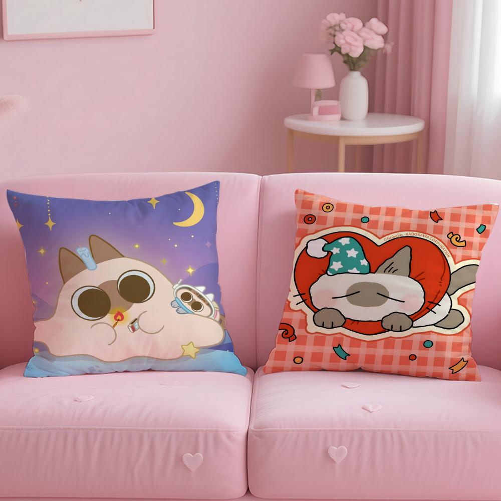 popular cartoon character Azukisan Cushion Cover Soft EasyWash Pillow Case Versatile for Couch Bed Travel and Office