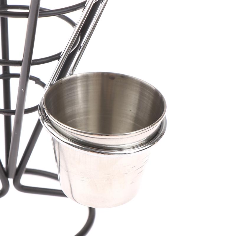1Pcs French Fry Stand Cone Basket Holder For Fries Fish And Chips And Appetizers