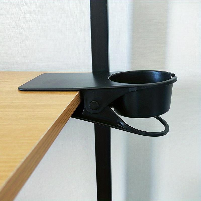 Creative Water Cup Clip Rack Table Side Cup Holder Clip Office Desktop Supplies Plastic Storage Table Side Clip