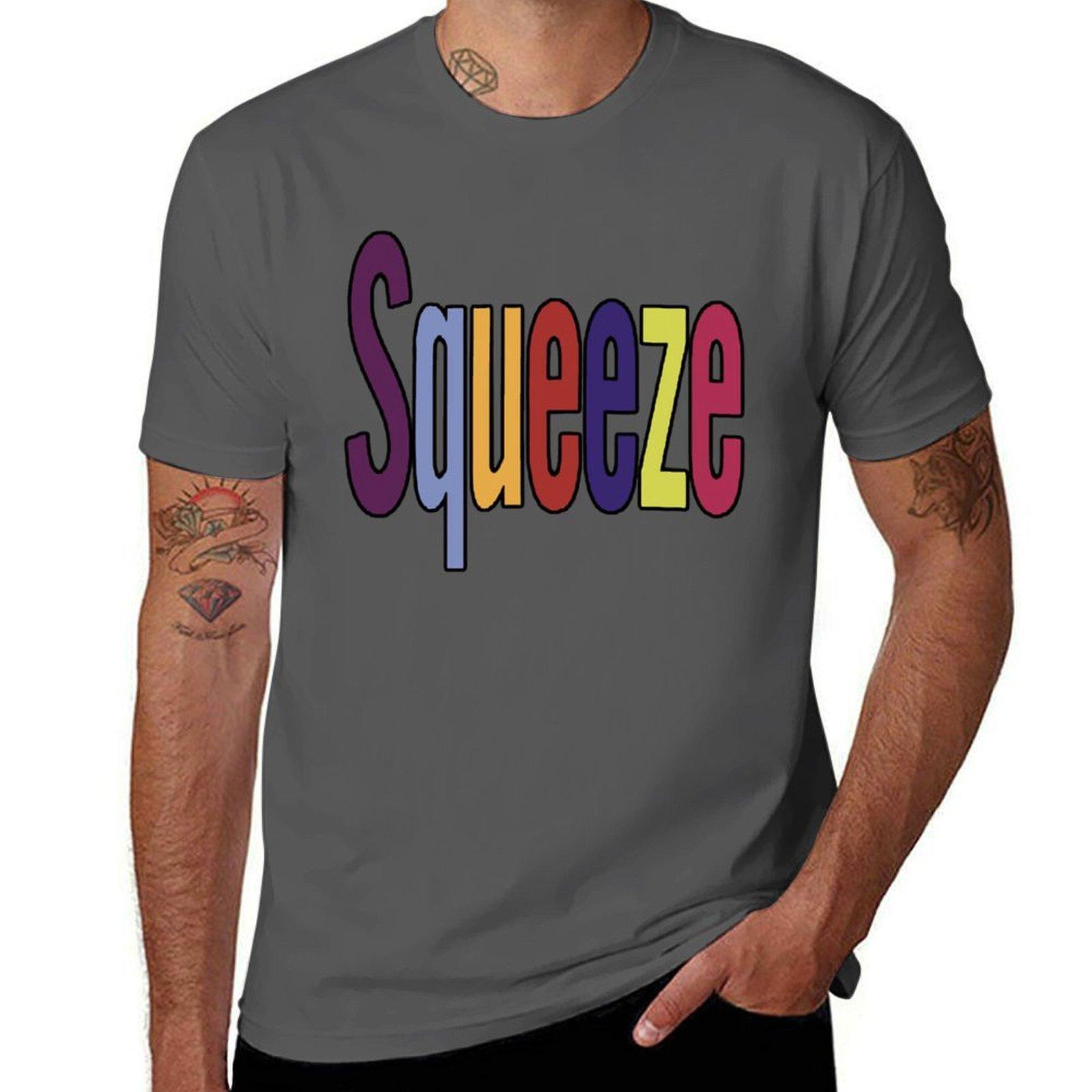

Vintage Retro The Squeeze Musician Band British Rock T-Shirt funny t shirts man t shirts cotton 100% T-Shirt 4XL