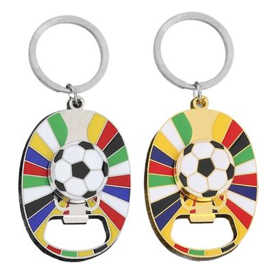 2026 Fußball Event Schlüsselanhänger Flaschenöffner Legierung Fußball Fan Geschenk Kompaktes Design Für Schlüssel Rucksäcke oder Geldbörsen