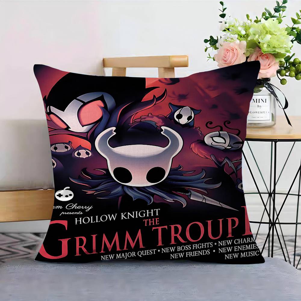 Game Hollow Knight Cushion Cover Pillow Cover Decor Pillowcase Printed Cushion Case For Couch