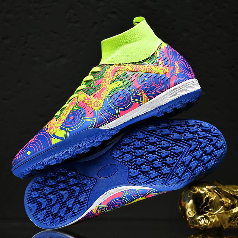 2025 foreign trade nail broken football shoes training new men's football shoes long nails high price