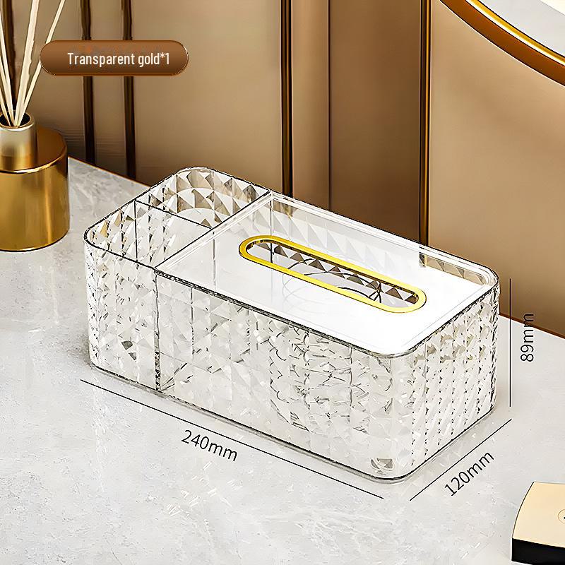 

Елегантна розкішна коробка для серветок: Стильний декоративний тримач для паперу для вітальні або журнального столика