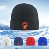 Dinosaur silhouette sunset trees birds vehicle Unisex Women Unisex Knitted Hat Beanie Pullover Cap Winter Thermal Warm Christmas Ou