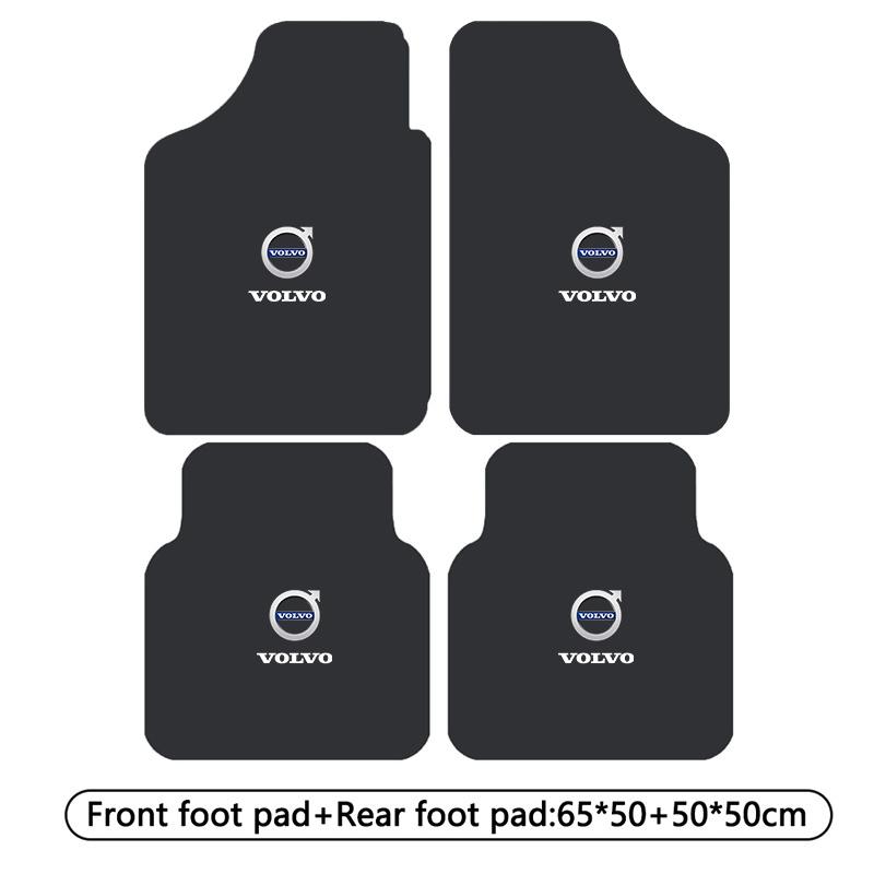 2/4 Pezzi Tappetini Auto Anteriori Posteriori Tappeto Antiscivolo Protezione per Volvo Xc60 Xc90 V40 V60 S60 V50 V90 S80 C40 XC40 V70 XC70 C30