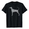 Doberman T-shirt With Natural Ears And Long Tail With N