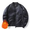 Pánská podzimní a zimní bomber bunda, baseballový dres, trendy ležérní oblečení, fleecová bunda pro muže
