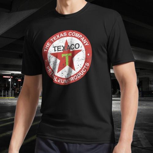 Texaco Oil Company Classic Active Logo T-Shirt Funny Size Mode American T-shirt S разноцветный
