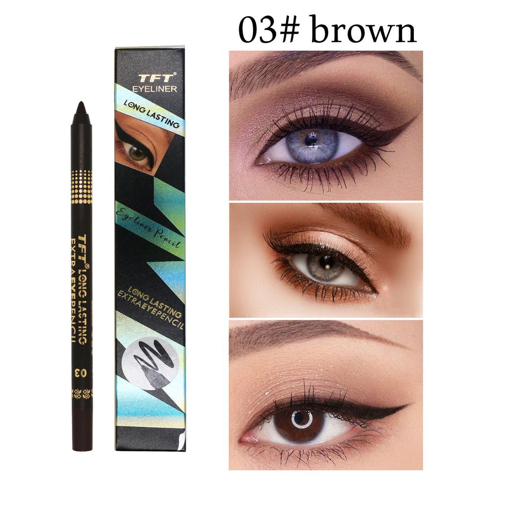 Wasserdichter, nicht verschmierender wasserdichter Eyeliner, schnell trocknender, permanenter Eyeliner für Damen, Make-up-Werkzeug