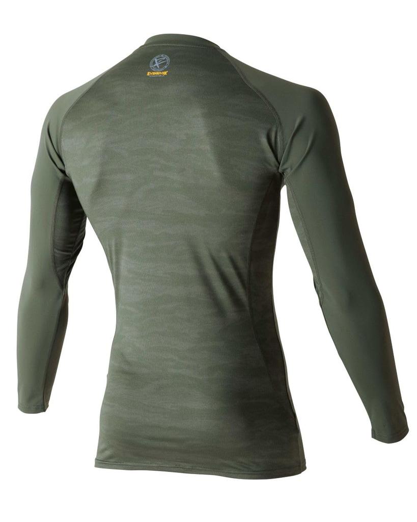 EVEN RIVER Ice Compression Long T-Shirt, Spring/Summer, Gray, GTE06 08, Size 3L