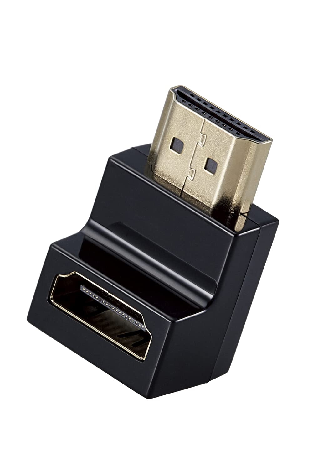 

ELECOM HDMI удлинитель адаптер тонкий HDMI HDMI черный Г-образный [вниз] (женский) - (мужчина) AD-HDABS02BK
