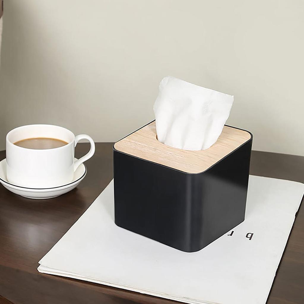 1/2 Covered Square European Tissue Boxes, Suitable for Tissue Boxes In Home Living Rooms, Offices, and Reading Places