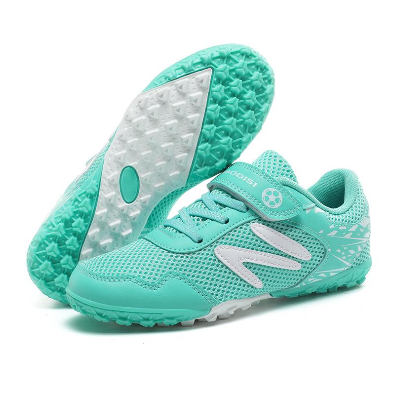 New children's football shoes lace-free low-top broken nails student game sports shoes youth anti-skid training shoes