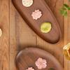 Irregular Storage Tray Wooden Dessert Plate Kitchen Organizer Fruit Plate  Cake